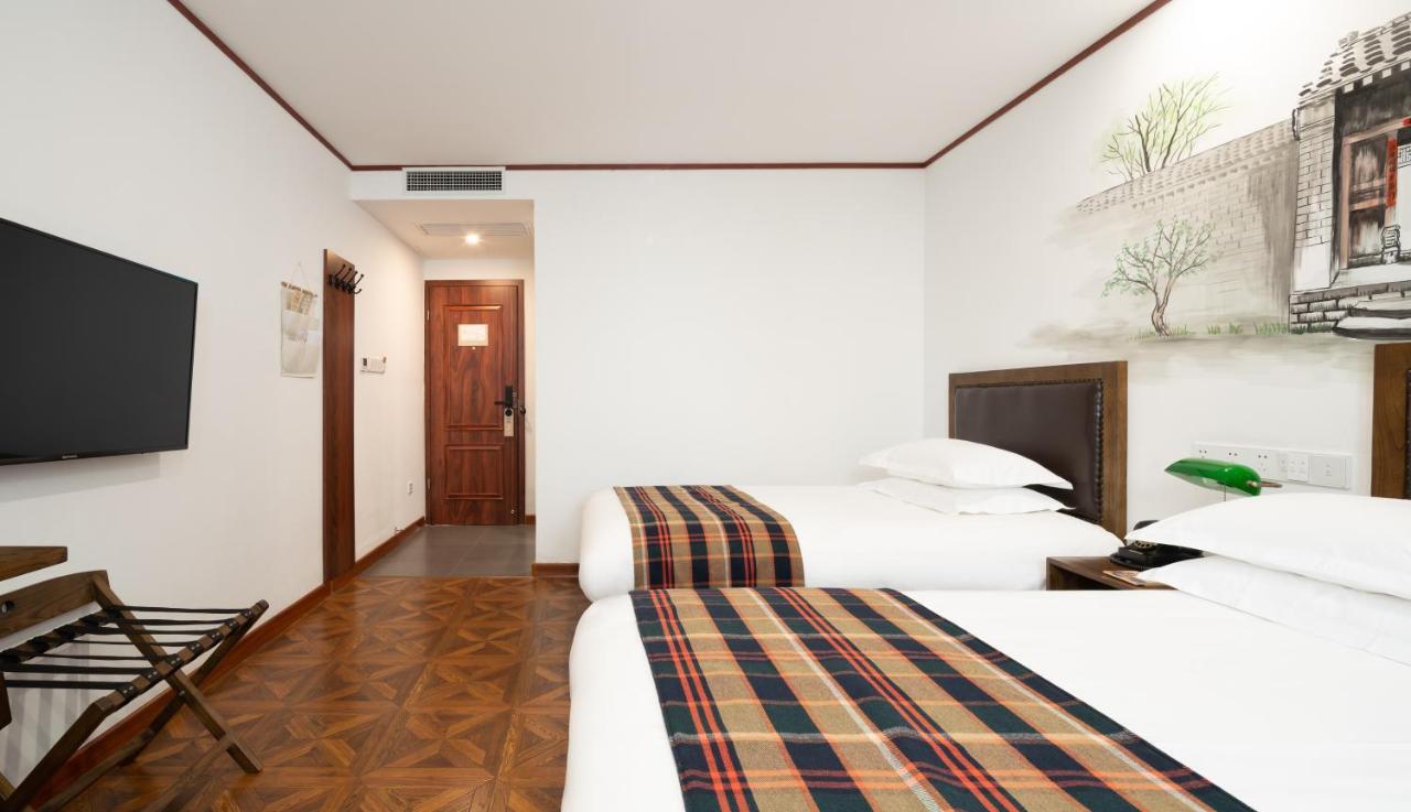 Time Traveller Hotel -15 Minutes Walk To Tian 'Anmen Square,Near Forbidden City ,Chairman Mao Memorial Hall ,Temple Of Heaven,Wangfujing Walkway, Many Museums Nearby,Feel Old Beijing Culture Luaran gambar