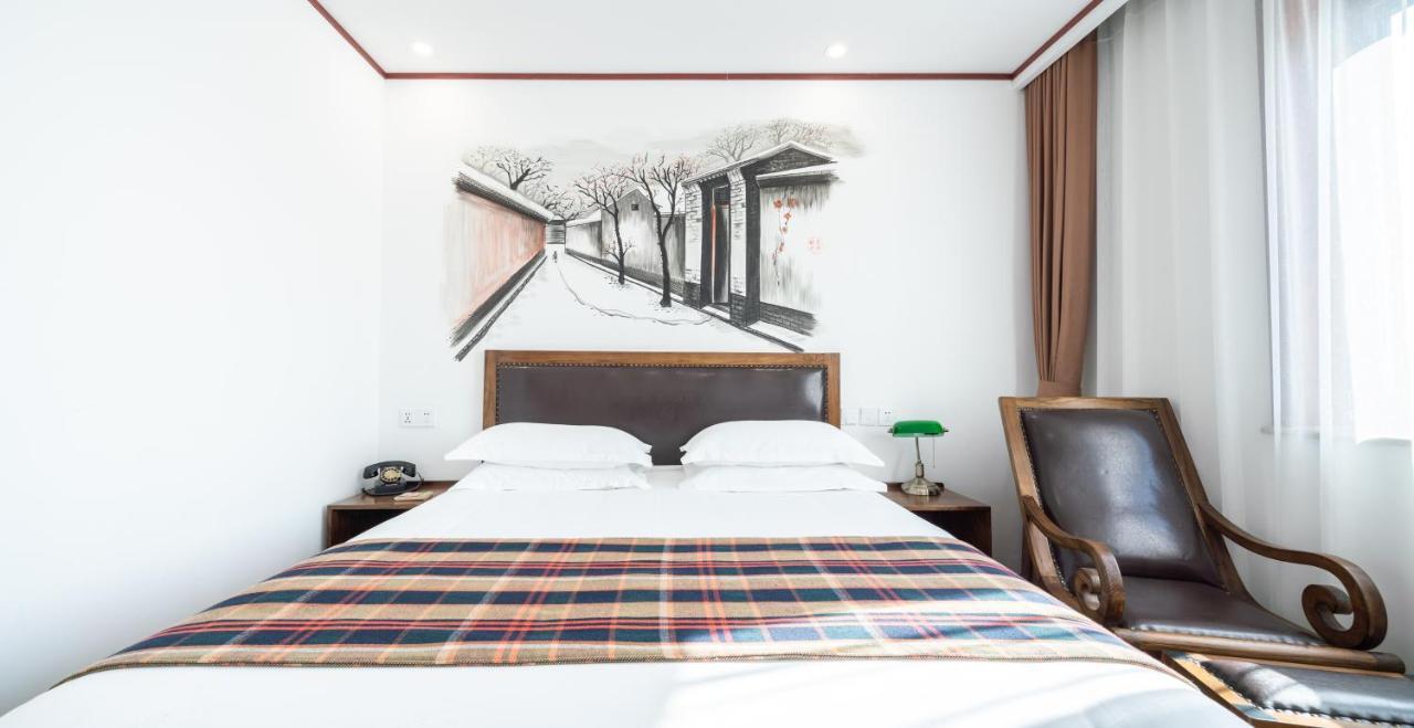 Time Traveller Hotel -15 Minutes Walk To Tian 'Anmen Square,Near Forbidden City ,Chairman Mao Memorial Hall ,Temple Of Heaven,Wangfujing Walkway, Many Museums Nearby,Feel Old Beijing Culture Luaran gambar